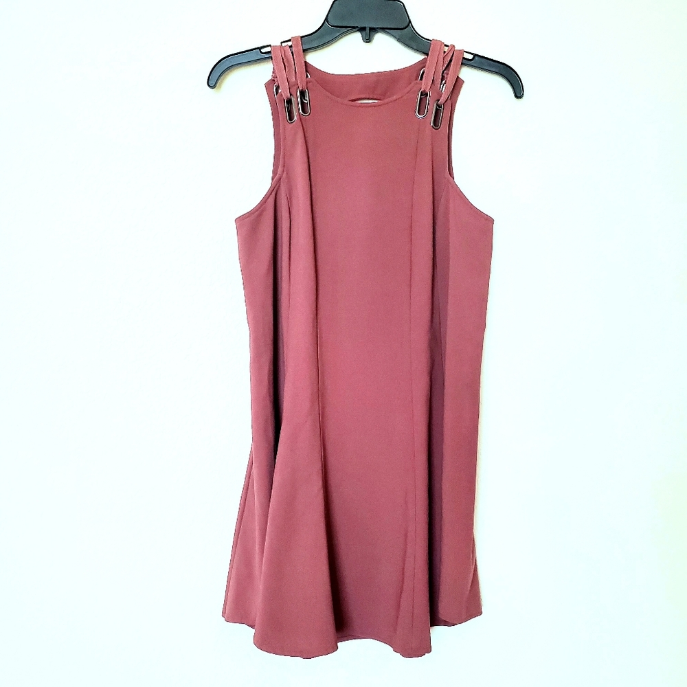 FREE PEOPLE Baby Love Dress in Rust Red - Picture 2 of 4